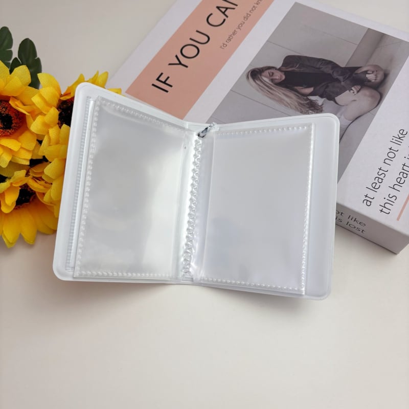 Suport PVC pentru carduri de 3 inch pentru fani ai idolilor — album de colecție pentru carduri, 20 de pagini, 40 compartimente