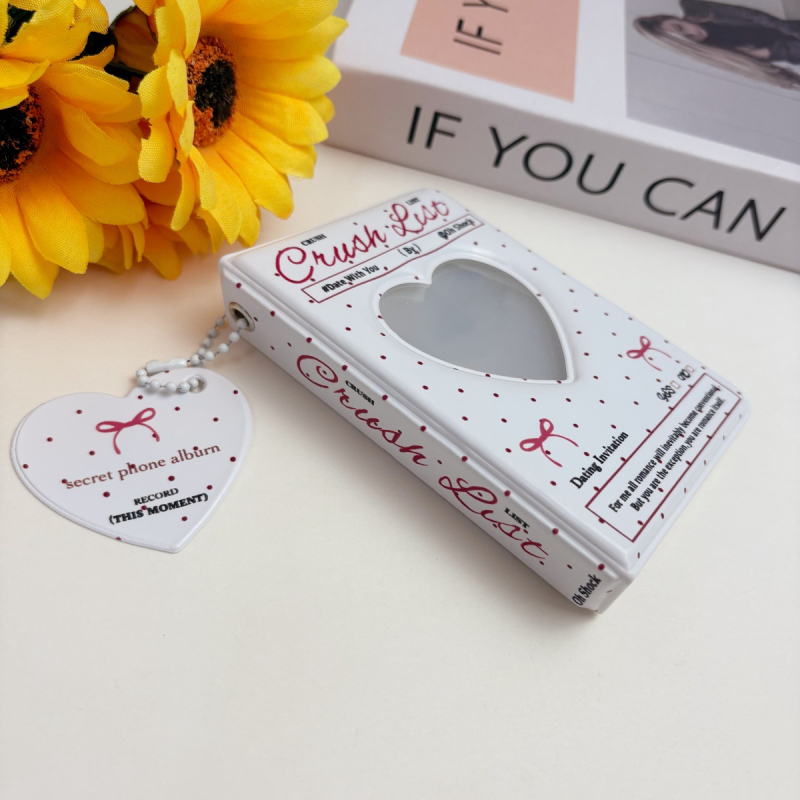 Suport PVC pentru carduri de 3 inch pentru fani ai idolilor — album de colecție pentru carduri, 20 de pagini, 40 compartimente