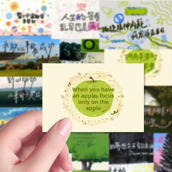 Karty s liečivou všímavosťou: Ručne kreslené čmáranice a úprimné odkazy, nádherné pohľadnice v štýle Lomo