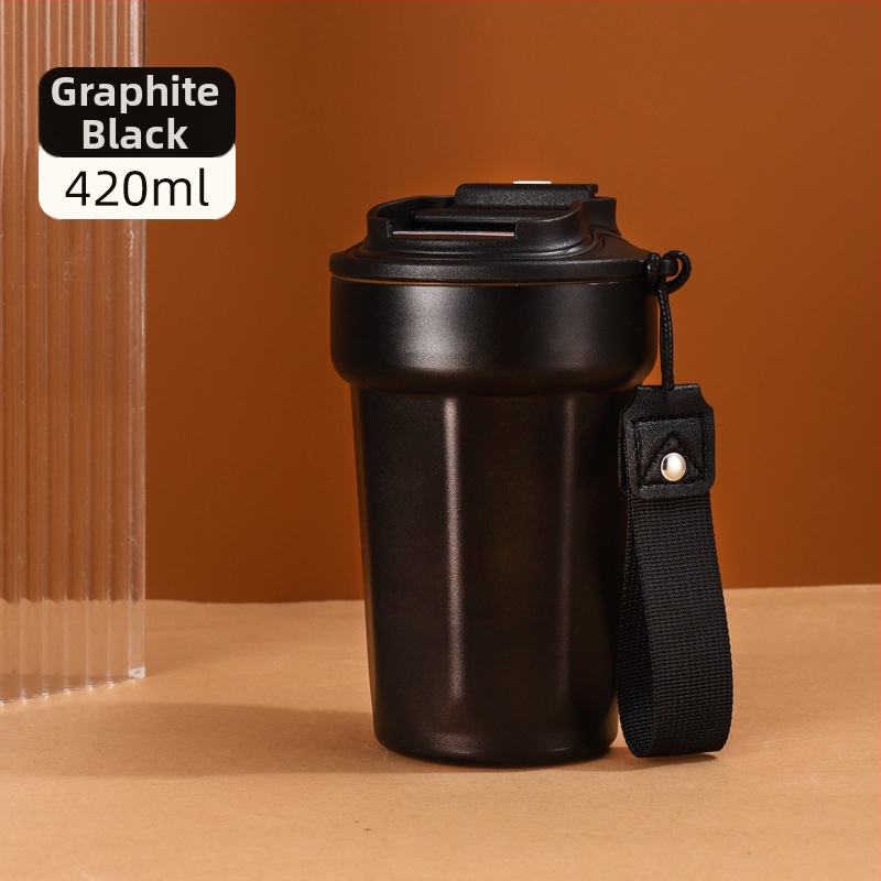 Cană de cafea din oțel inoxidabil 316, izolație în vid, portabilă pentru mașină, design octogonal, cadou