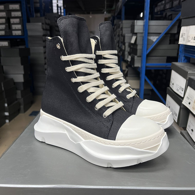 Klasične visoke platnene tenisice s debelom sole i platformom, unisex, za jesen