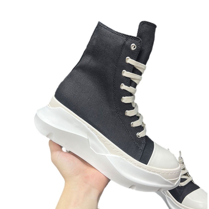 Klasične visoke platnene tenisice s debelom sole i platformom, unisex, za jesen
