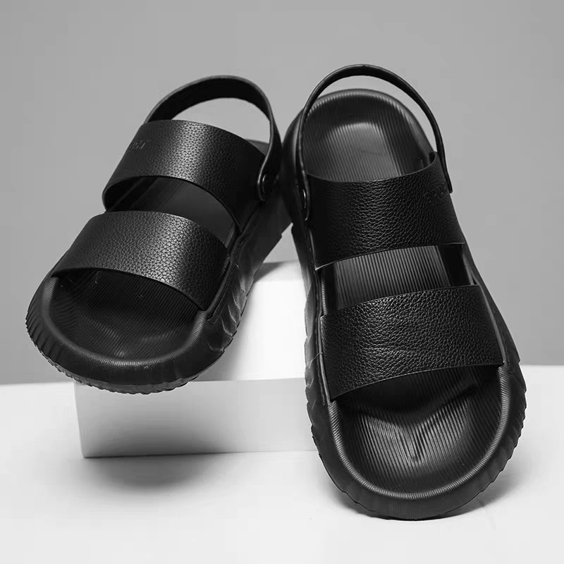 Muške sandale, prozračne i antisklizne, casual stil, gornji dio od kože prve klase goveda, mekana potplata, dva načina nošenja, izdržljive i udobne, proljeće 2026