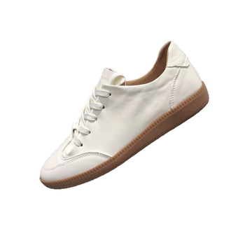 Adidași albi pentru bărbați, piele naturală, talpă moale, casual, primăvară 2026