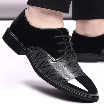Muške kožne cipele za poslovni i casual stil, koreanskog stila formalne uredske cipele, proljeće