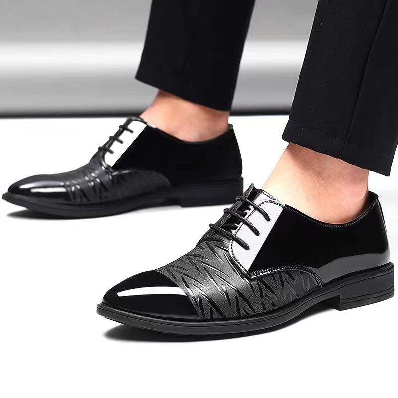 Muške kožne cipele za poslovni i casual stil, koreanskog stila formalne uredske cipele, proljeće