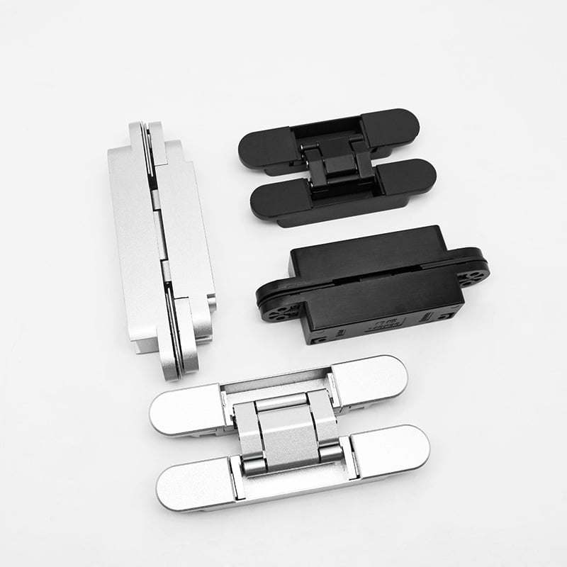 Balama ascunsă reglabilă tridimensional, 150×25 mm, din aliaj de zinc, pentru uși interioare din lemn