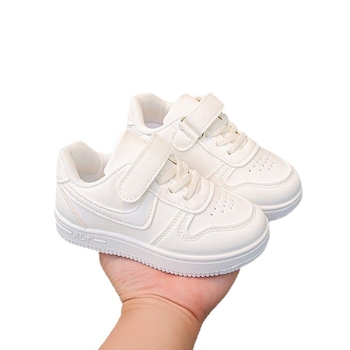 Dječje bijele tenisice, 2026. proljeće–jesen, unisex, casual niske tenisice s mekanom sole