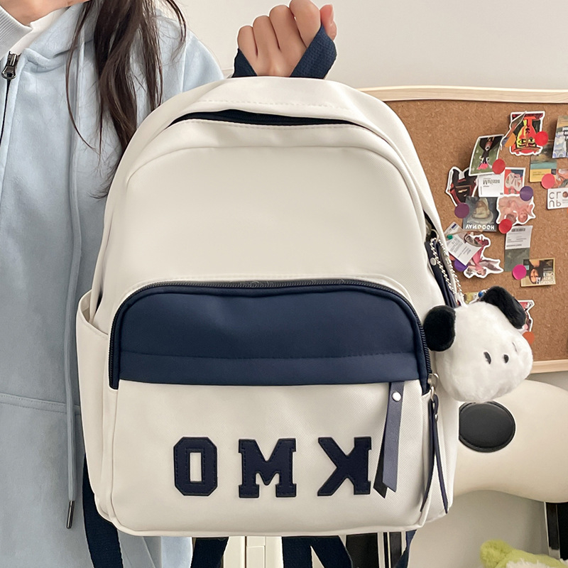 Rucsac roșu din Oxford pentru copii – rucsac ușor pentru călătorii și pentru școală, destinat fetițelor din învățământul primar