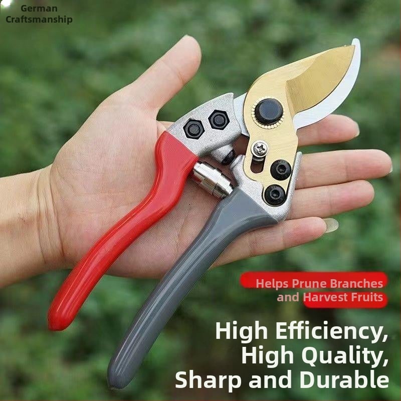 Foarfecă de tăiat pomi fructiferi, foarfecă de grădină ergonomic pentru ramuri groase