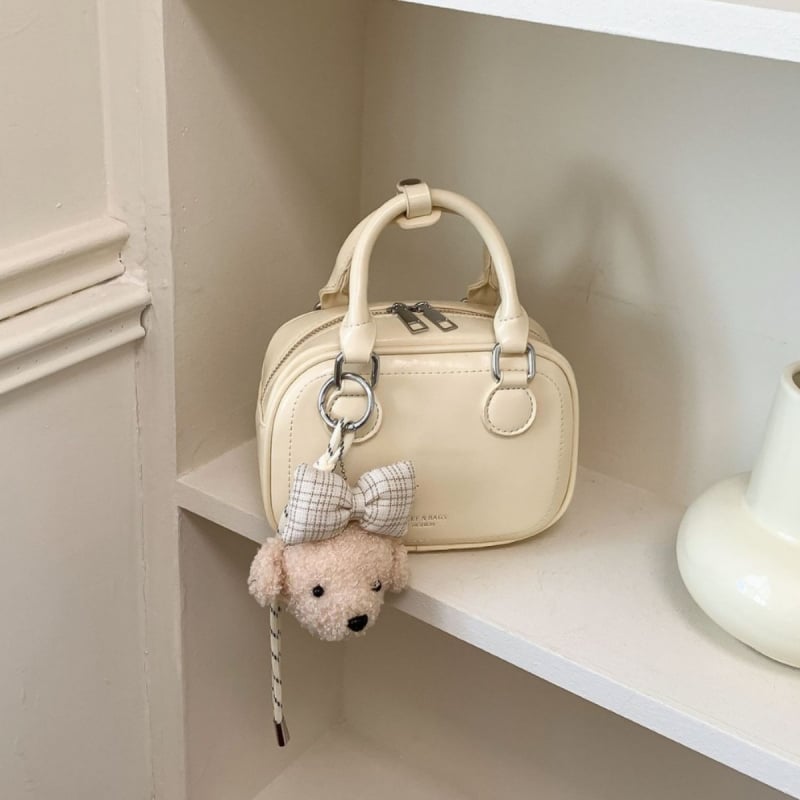 Geantă de umăr pentru femei, crossbody, din PU, formă pătrată, inspirație coreeană, design minimalist, mărime medie