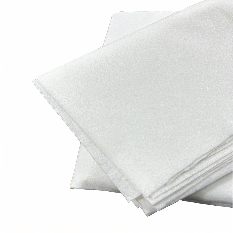 Țesătură nețesută din bumbac perforat cu ac pentru papuci de hotel de unică folosință, căptușeală pentru îmbrăcăminte, textile pentru casă – gros și durabilă