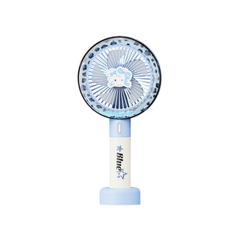 Elegant Color 942 Mia Cat ventilator de mână USB reîncărcabil - aer puternic, portabil pentru călătorii în aer liber și birou