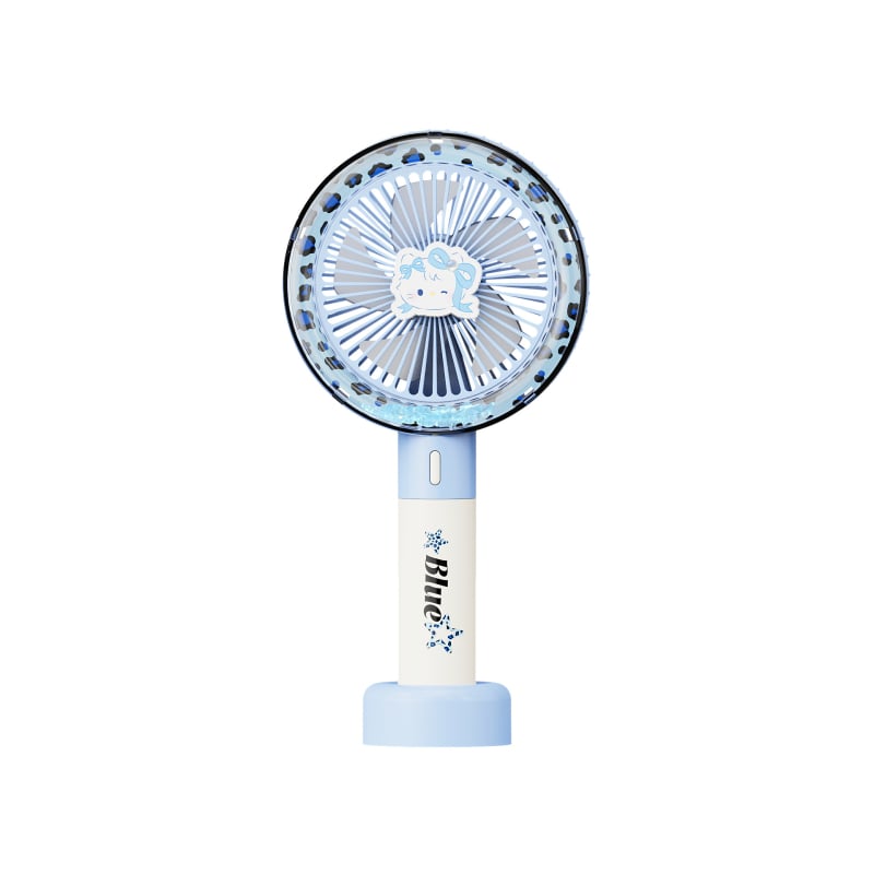 Elegant Color 942 Mia Cat ventilator de mână USB reîncărcabil - aer puternic, portabil pentru călătorii în aer liber și birou