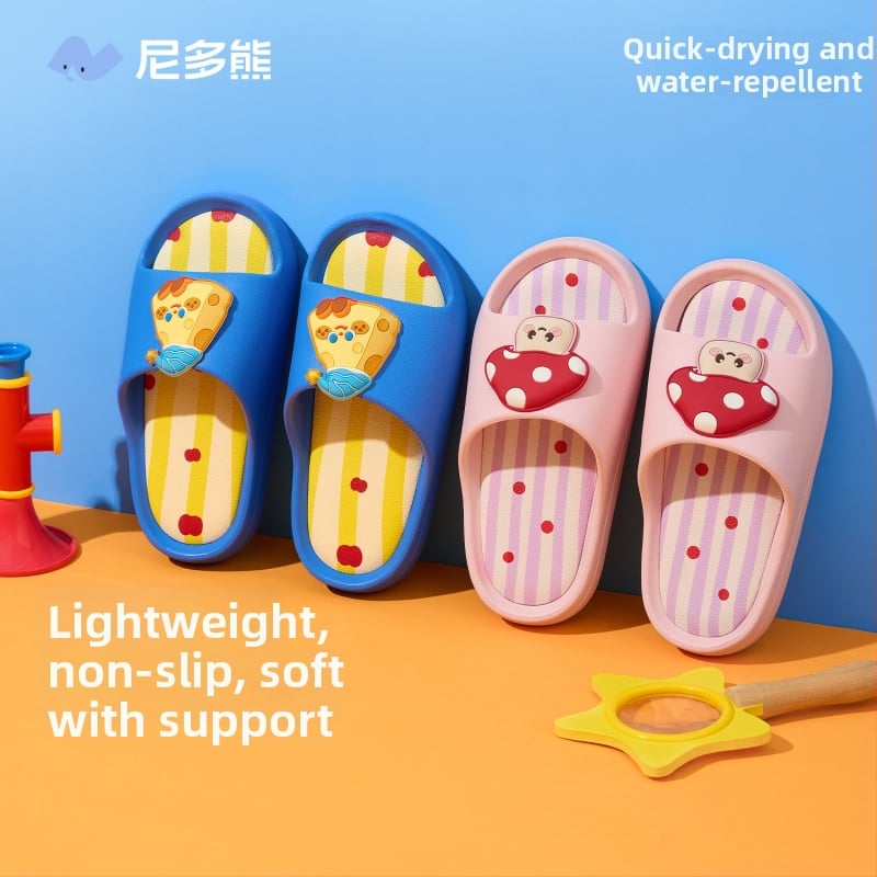 Nido Bear 2026 Dječje sandale za ljeto, unutarnje i vanjske, unisex, mekana EVA podloga s protukliznim učinkom, za kupanje