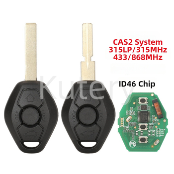 Diaľkový kľúč BMW kompatibilný s čipovým systémom 315LP/315/433/868 MHz, ID46 CAS2.