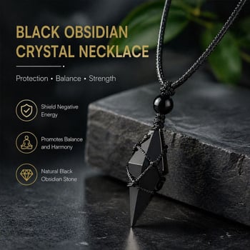 Colier din obsidian natural cu pandantiv în formă de constelație, unisex, cadou modern pentru cupluri, bijuterii de înaltă clasă