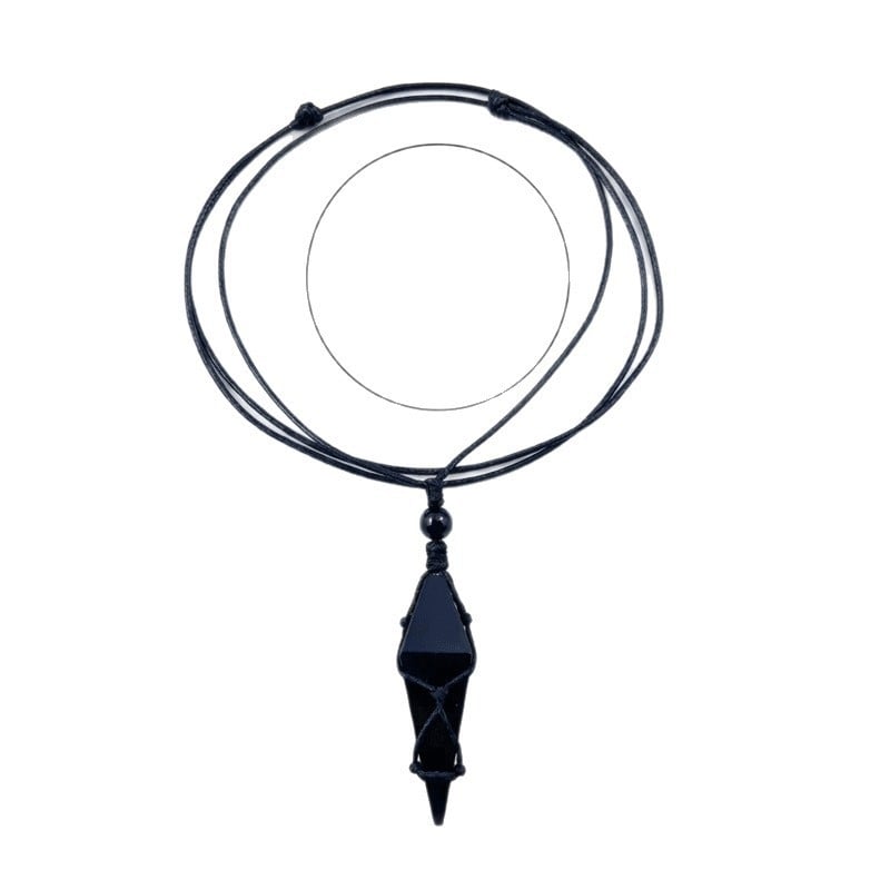 Colier din obsidian natural cu pandantiv în formă de constelație, unisex, cadou modern pentru cupluri, bijuterii de înaltă clasă