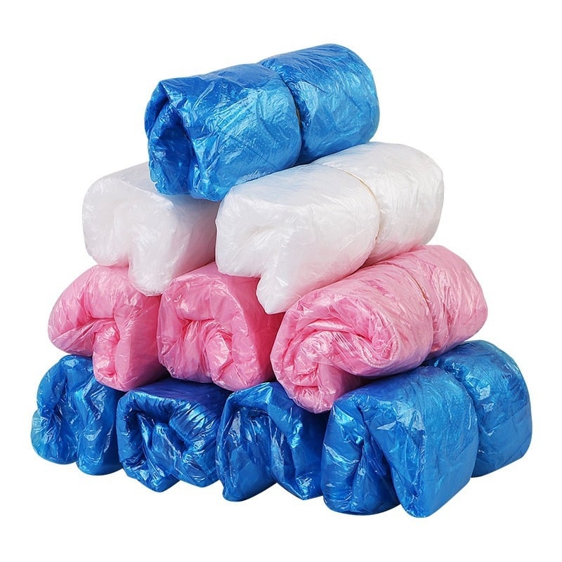 Acoperitoare de încălțăminte de unică folosință pentru interior, groase, rezistente la uzură, protecție la praf, impermeabile, antiderapante, din plastic