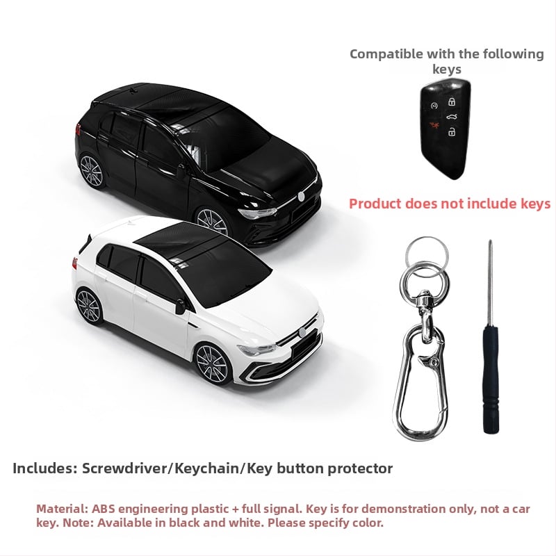 Smart Bird husă de cheie pentru Volkswagen Golf cu iluminare – protecție pentru modelul auto
