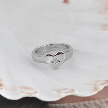 Inel gravat cu Saturn, în formă de inimă, design minimalist, bijuterii unisex
