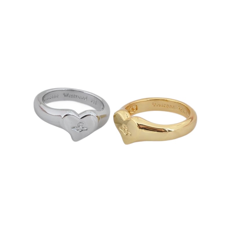 Inel gravat cu Saturn, în formă de inimă, design minimalist, bijuterii unisex