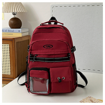 Rucsac japonez Harajuku retro de lucru, capacitate mare, unisex, stil campus pentru elevi