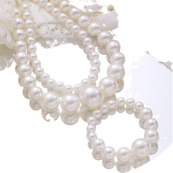 Set colier și brățară cu perle artificiale, multistrat, lucrat manual, lanț pentru claviculă, modă coreeană, stil personal