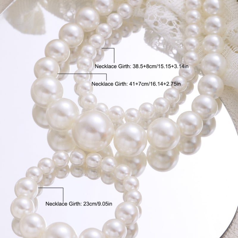 Set colier și brățară cu perle artificiale, multistrat, lucrat manual, lanț pentru claviculă, modă coreeană, stil personal