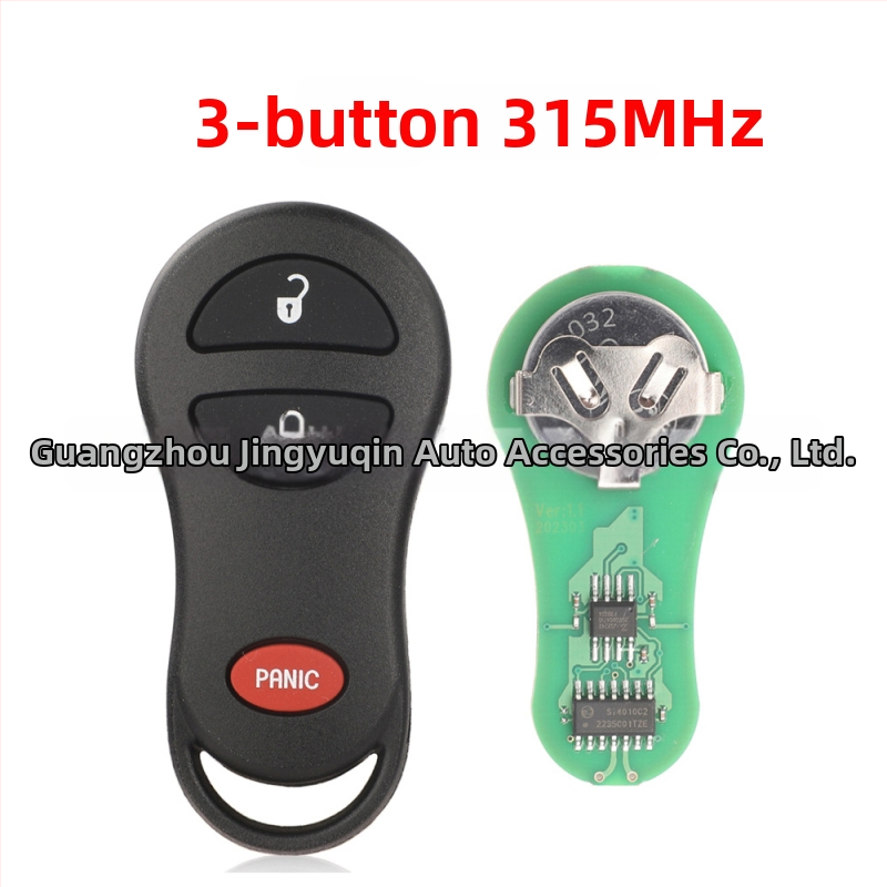 Diaľkový ovládač GQ43VT9T 315 MHz pre Jeep/Dodge, s 3/4 kľúčmi