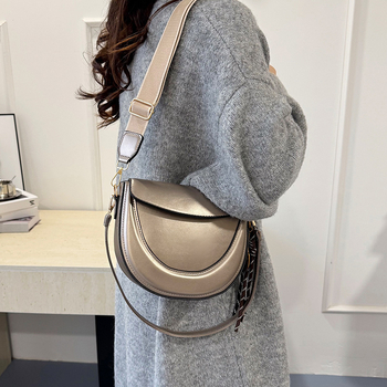 Geantă de umăr crossbody din PU pentru femei, mică, stil retro urban