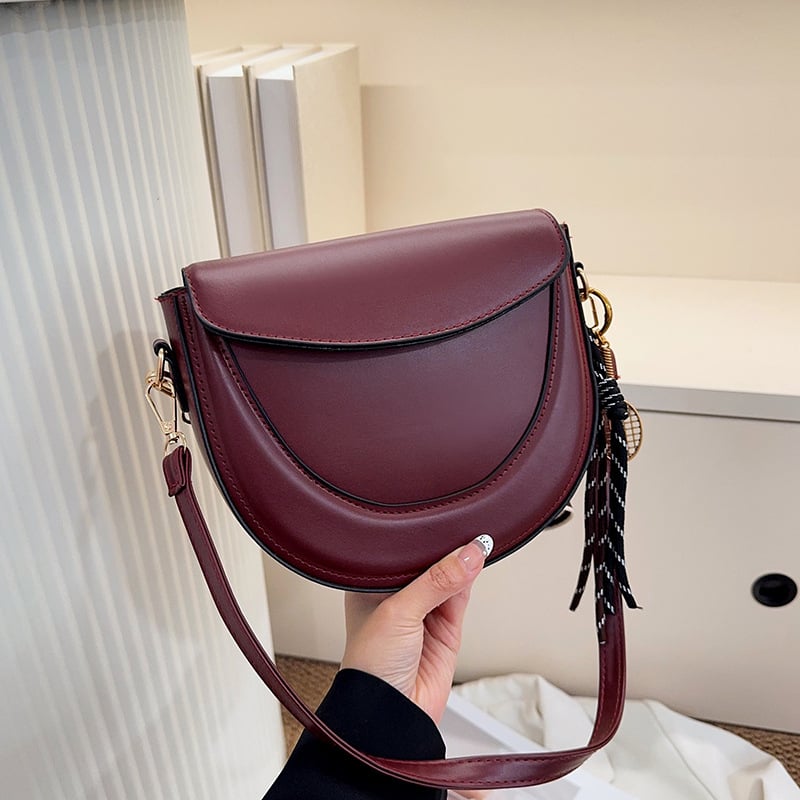 Geantă de umăr crossbody din PU pentru femei, mică, stil retro urban