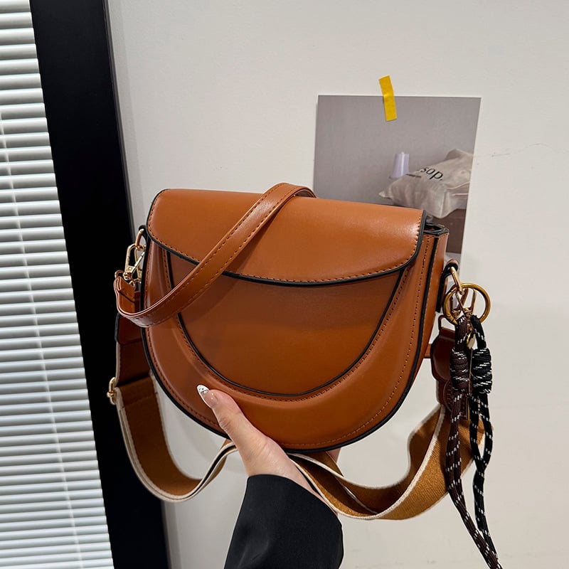 Geantă de umăr crossbody din PU pentru femei, mică, stil retro urban