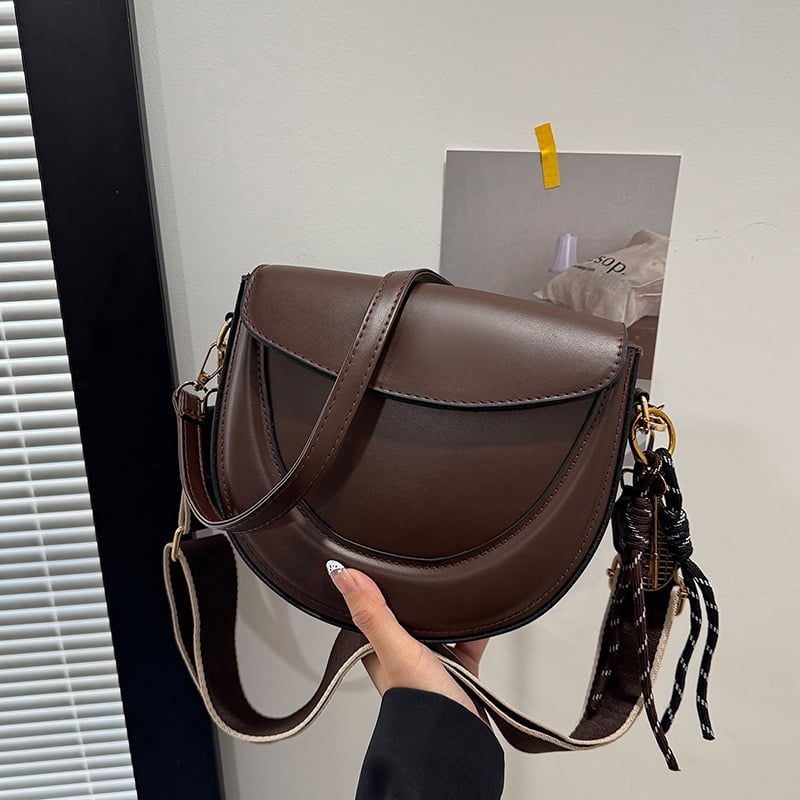 Geantă de umăr crossbody din PU pentru femei, mică, stil retro urban