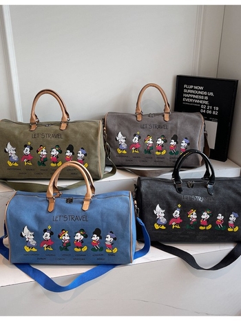 Muška platnena putna torba velikog kapaciteta s Donald Duck dizajnom, prozračna torba za kratka putovanja