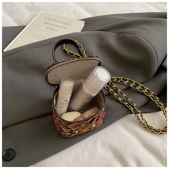Geantă pentru femei în stil japonez, design drăguț de desene animate, mini geantă-box din PU, crossbody