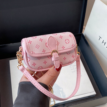 Geantă mini pătrată vintage, crossbody, cu buzunar pentru ruj, 2026