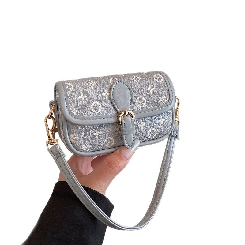 Geantă mini pătrată vintage, crossbody, cu buzunar pentru ruj, 2026