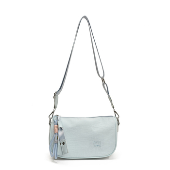 Geantă crossbody pentru femei, stil coreean, culoare solidă, formă saddle, umăr, casual, capacitate mare, buzunar pentru telefon