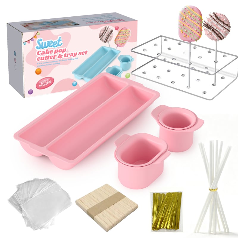 Set ABS 3 în 1: forme rotunde pentru înghețată și prăjituri – unelte DIY pentru coacere, demouldare ușoară