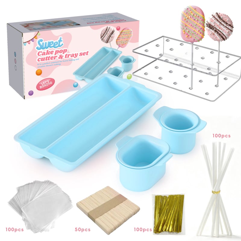 Set ABS 3 în 1: forme rotunde pentru înghețată și prăjituri – unelte DIY pentru coacere, demouldare ușoară