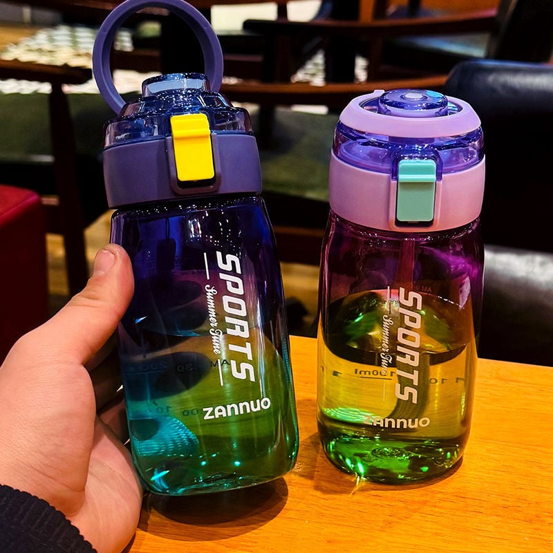 Cană de buzunar, capacitate mică, design simplu, cană de apă din plastic pentru studenți, recipient sport portabil pentru activități în aer liber și călătorii, grad alimentar