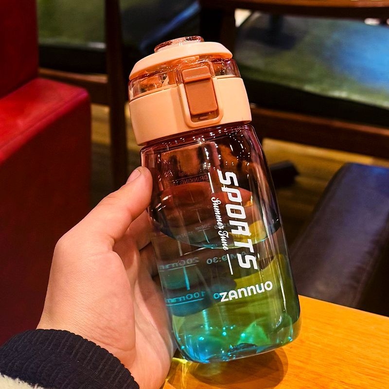 Cană de buzunar, capacitate mică, design simplu, cană de apă din plastic pentru studenți, recipient sport portabil pentru activități în aer liber și călătorii, grad alimentar
