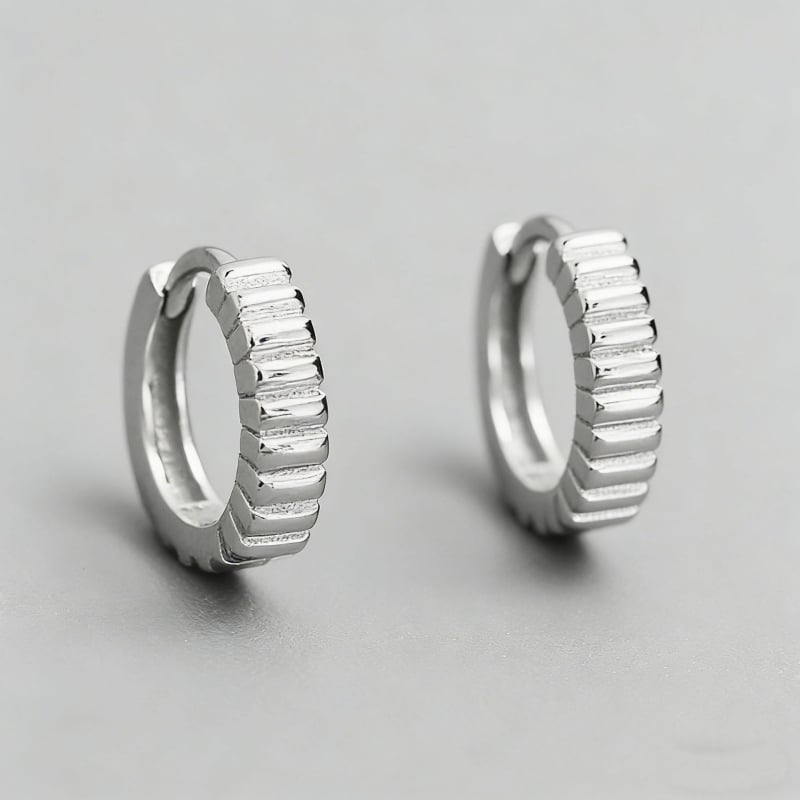 Cercei clip din argint S925 pentru femei, formă de pinion, design unic, elegant, bijuterie de înaltă calitate