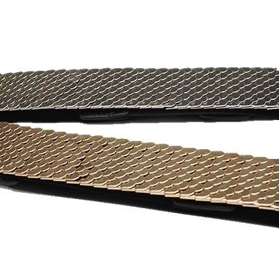 Centură elegantă pentru rochie cu talie elastică și ornamente metalice, stil coreean, centură lată