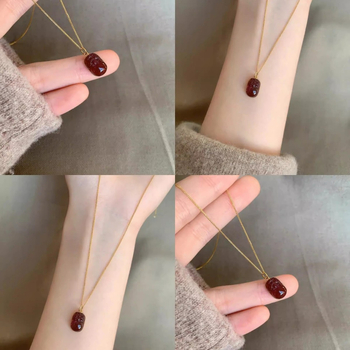 Colier Pixiu pentru noroc și bogăție, lanț de claviculă, design elegant