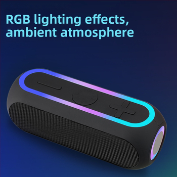 25W Bluetooth reproduktor so subwooferom, prenosný vonkajší reproduktor so slotom pre TF kartu