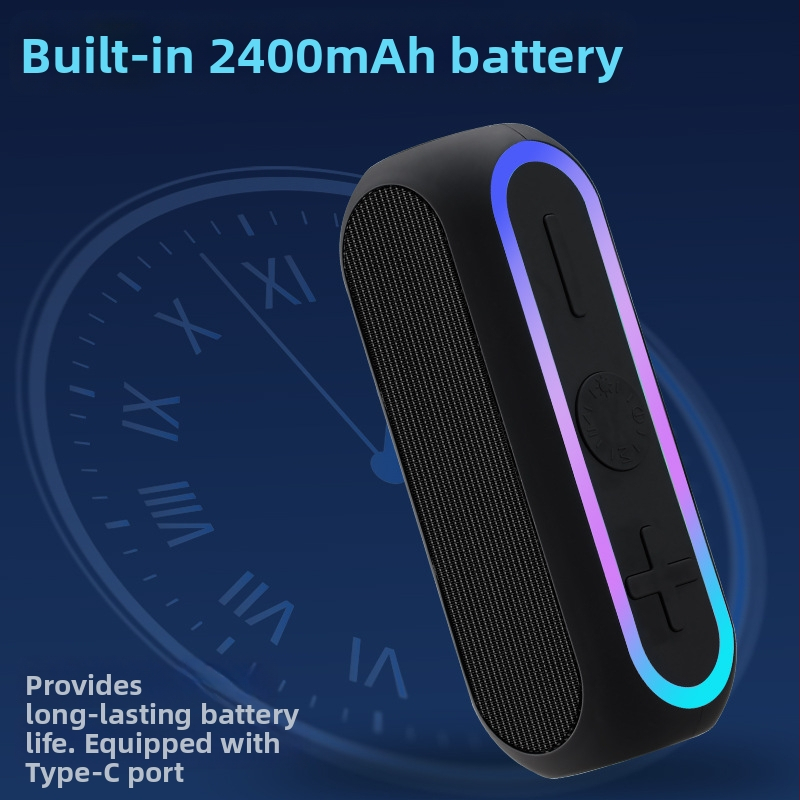 25W Bluetooth reproduktor so subwooferom, prenosný vonkajší reproduktor so slotom pre TF kartu