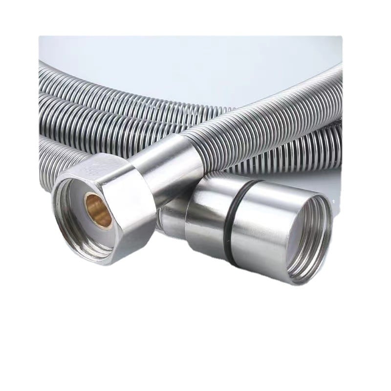 Furtun de duș din oțel inoxidabil 304 pentru baie, 1,5–2 m, extins, protecție împotriva exploziei
