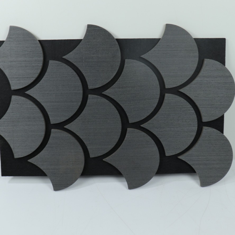 Panou de perete MDF cu plasă decorativă pentru fundal TV, plat, modern minimalist